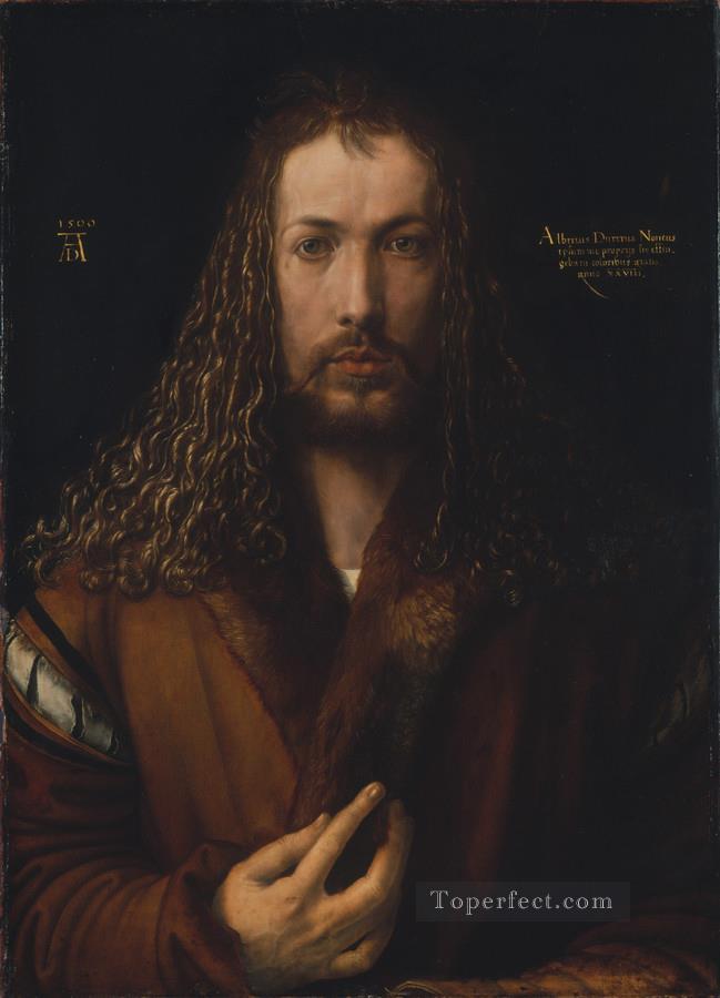 Self portrait Nothern Renaissance Albrecht Durer Oil Paintings